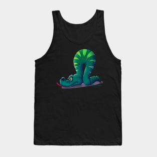 Angry snake Character Art Tank Top